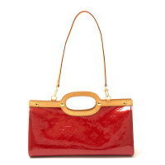 Louis Vuitton Vernis red hand Roxbury Shoulder Bag leather Drive - Picture 2 of 7